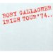 Rory Gallagher - Irish Tour