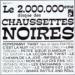 Chaussettes Noires (les) - Le 2 000 000 Disque Inclus Flexi Disque Et Pliage