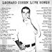 Cohen Leonard (leonard Cohen) - Live Songs